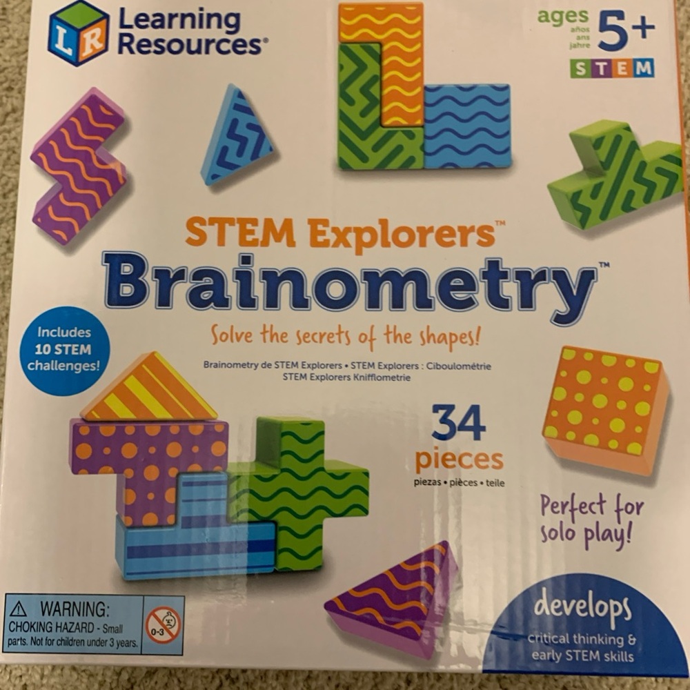 Learning Resources STEM Explorers Brainometry Puzzle - Multicolor